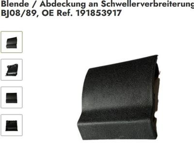 Cover Sill Extension, Golf 2 GTI