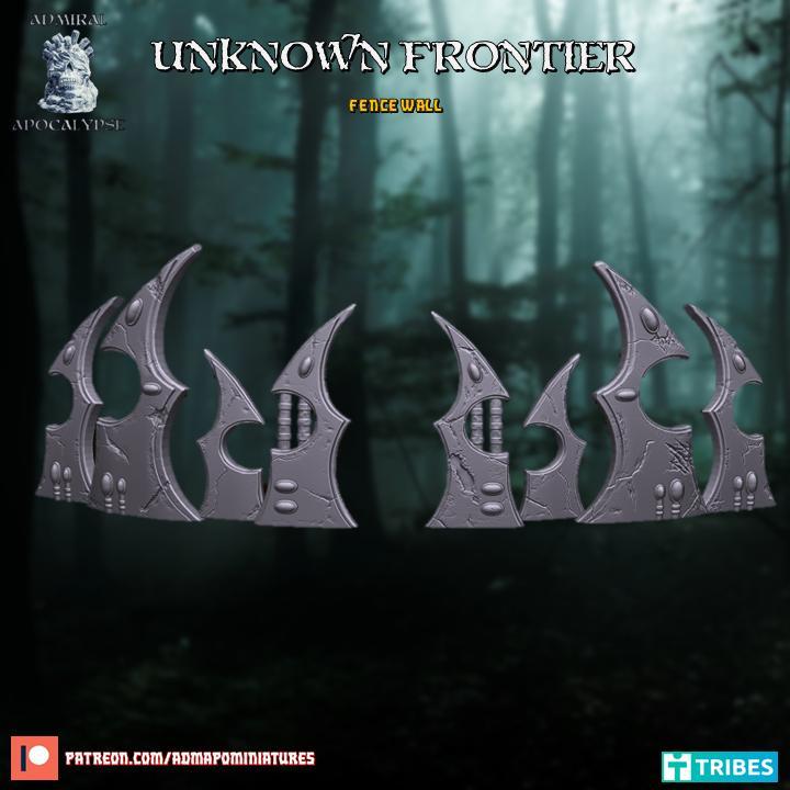 Scifi Barricades (pre-supported)