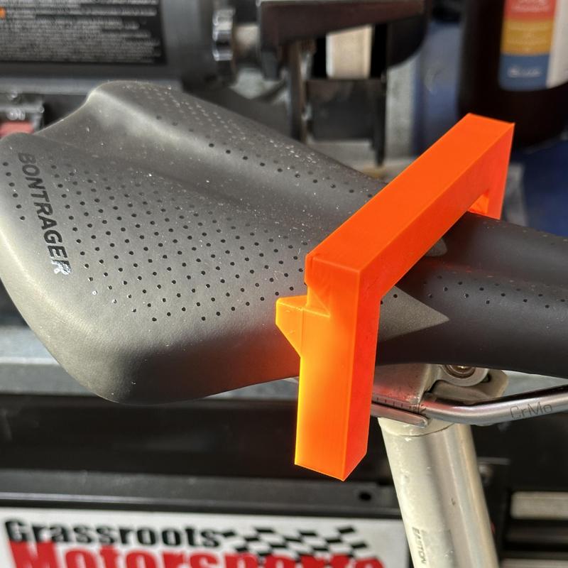 Bicycle saddle height measurement tool - "80mm point"