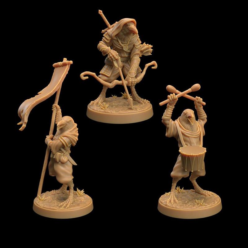 Ravenfolk Heroes | PRESUPPORTED | Revenge of the Farmomancer