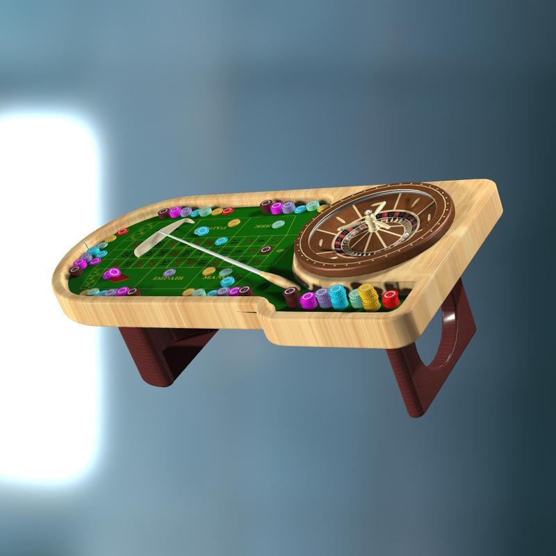 Roulette Body House HOME FURNITURE TOY WOOD GAME VEGAS CASINO