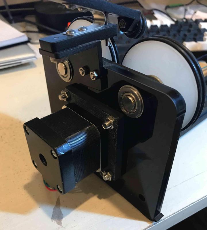 Adapter plate mount NEMA 17 in place of NEMA 23