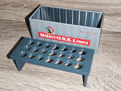 Container pen holder insert