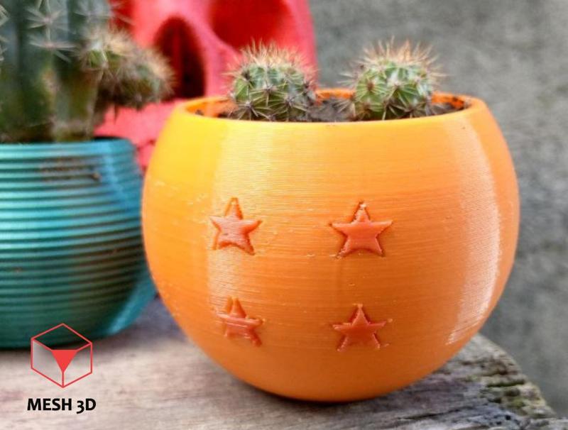 DRAGON BALL 4 STAR SPHERE PLANTER / MACETERO ESFERA DE 4 ESTRELLAS DE DRAGON BALL
