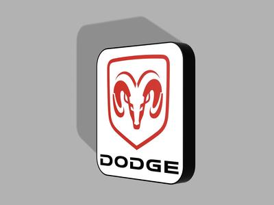 Dodge Ram LED Lightbox Sign