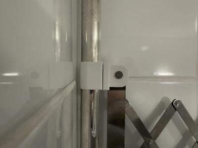 mounting bracket to mount on 25mm shower rails