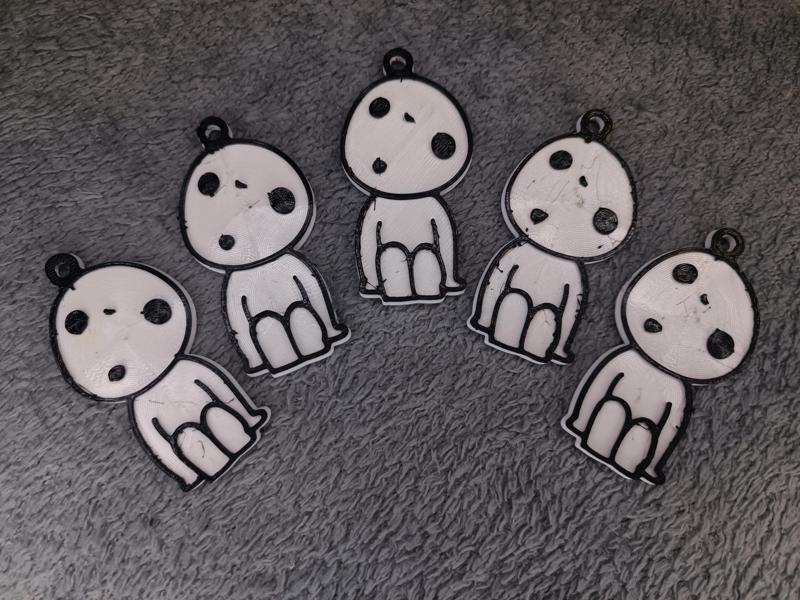 2D Kodama Keychain