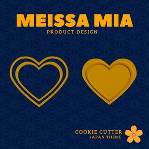 Japanese Sailor Moon Themed Cookie Cutter - Heart of a Maiden | Digital 3D Print File