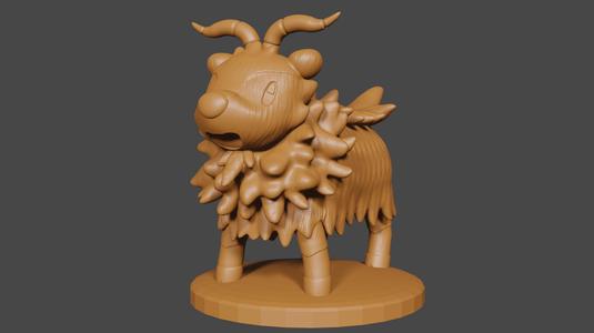 Pokemon inspired, Skiddo, Tabletop DnD miniature