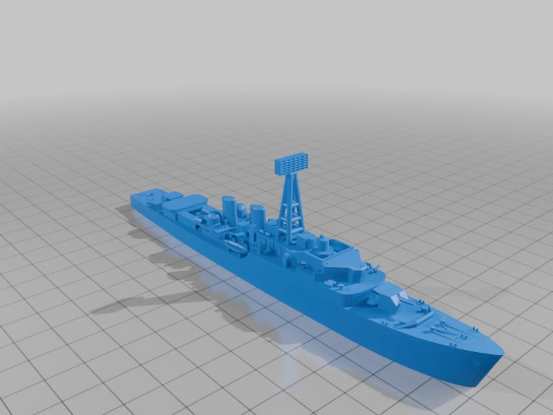 Royal Navy Type 81 (Tribal) frigate (1/700 or 1/600 scale)