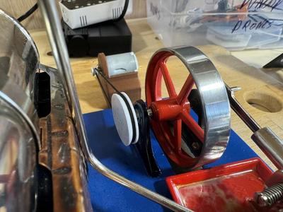 Generator for Wilesco D6 steam engine