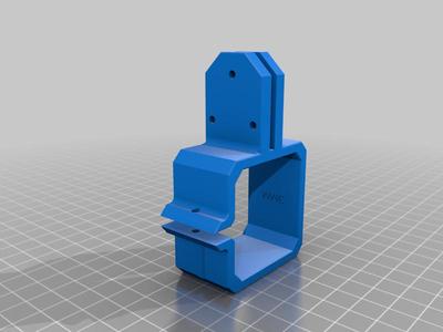 Prusa i3 6mm thick frame bowden extruder holder