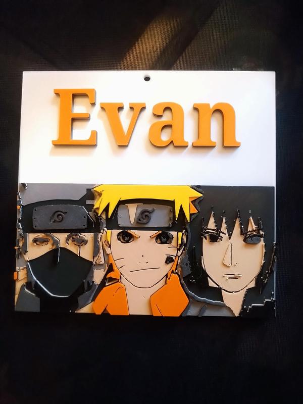 naruto sign customize