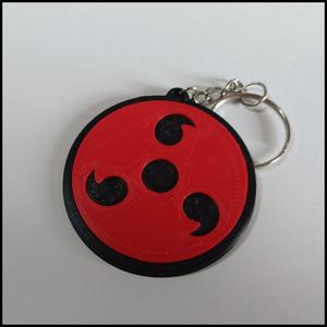 Sharingan Keyring 3 Tomoe (Simple)