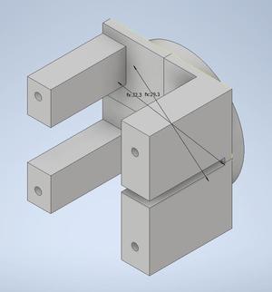 Freewing A-10 Thunderbolt II 80mm Nose Gear retract reinforcement