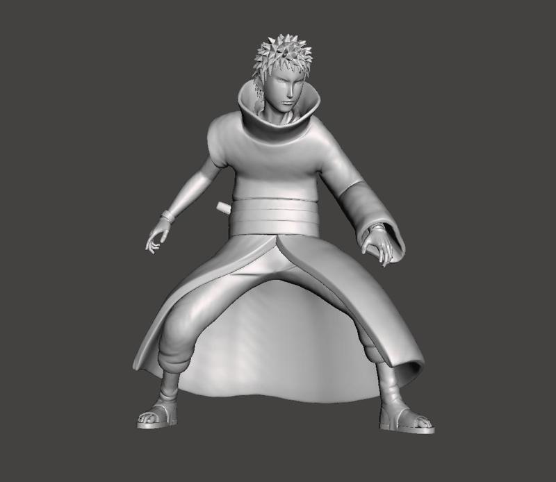 Obito unmasked 3D Model