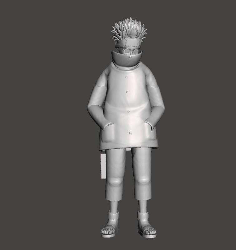 Shino Aburame Genin 3D Model