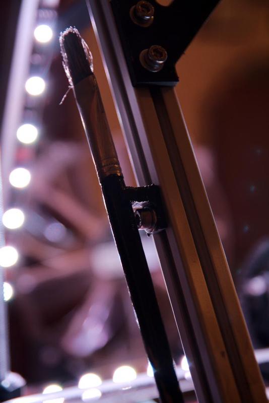 Round object clamp for MendelMax