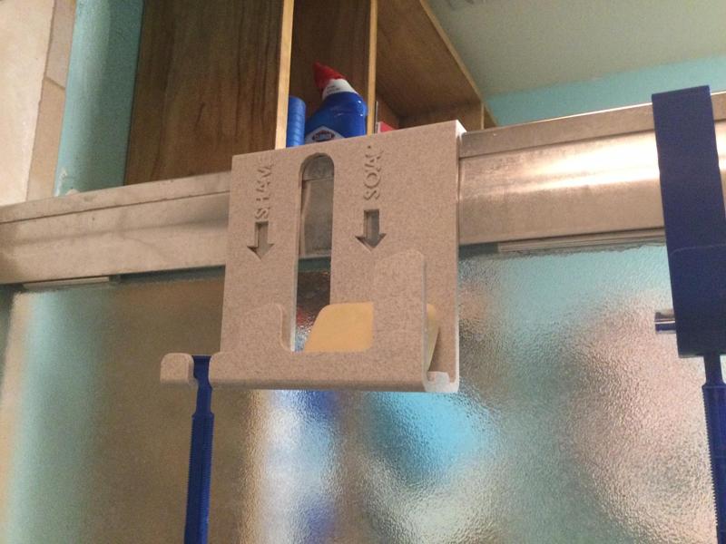 SOAP SAVER AND RAZOR HOLDER SHOWER DISH