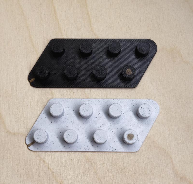 608RS Bearing Fit Tester — Calibrate 3D printed pins to fit perfectly with your printer