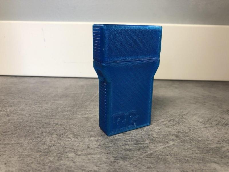 Silver Match lighter case