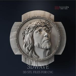 JESUS 3d stl model for CNC