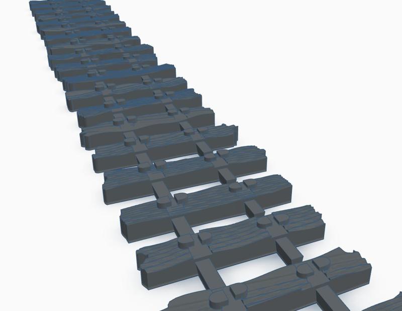 H0f Track 6.5mm spacing code 80 rail