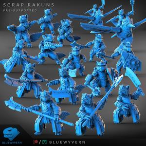 Scrap Rakuns - Complete Set A (Modular)