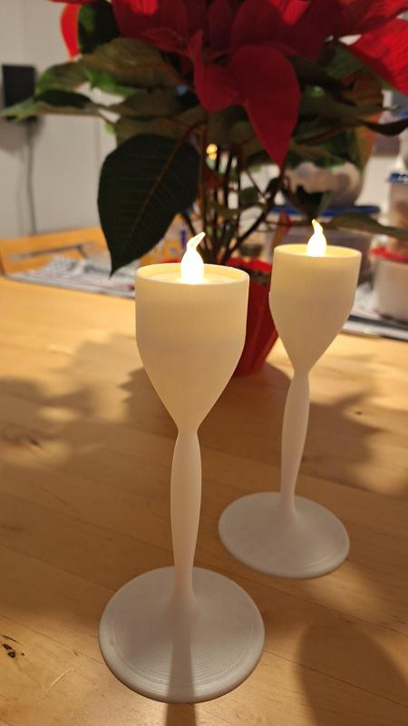 Teelicht-Halter, elegant / Tea light holder, elegant