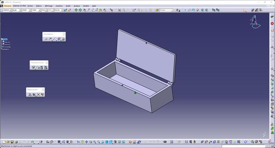 Box with channel