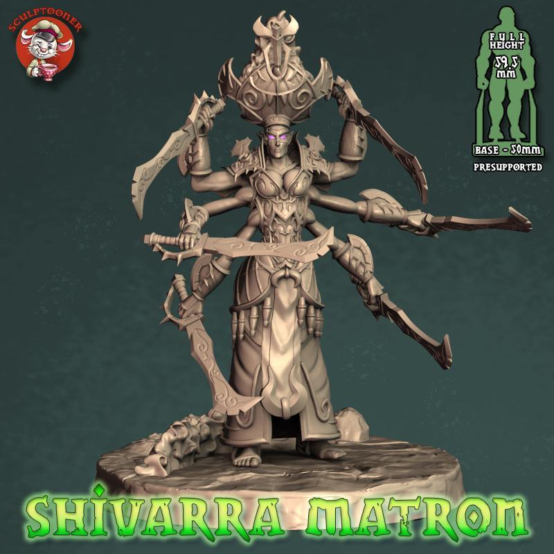 Shivarra Matron - 32mm scale pre-supported