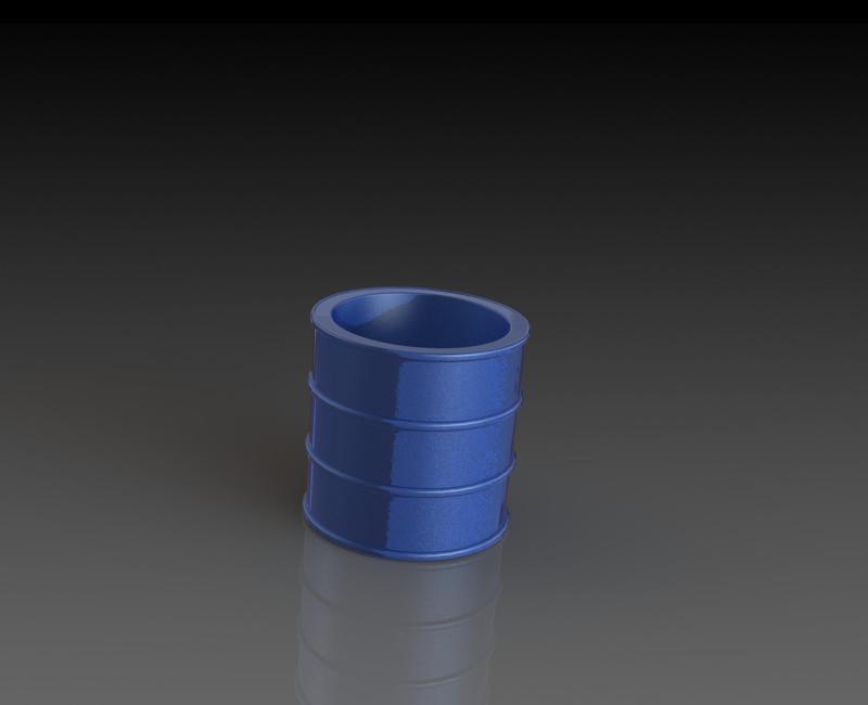 egg cup oil barrel