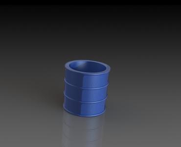 egg cup oil barrel