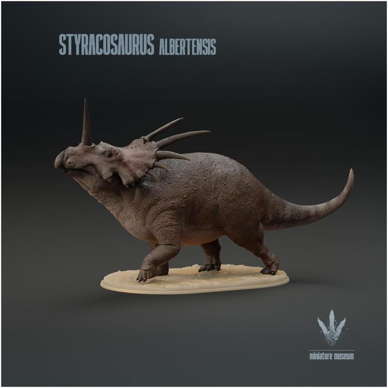 Styracosaurus albertensis : Walking