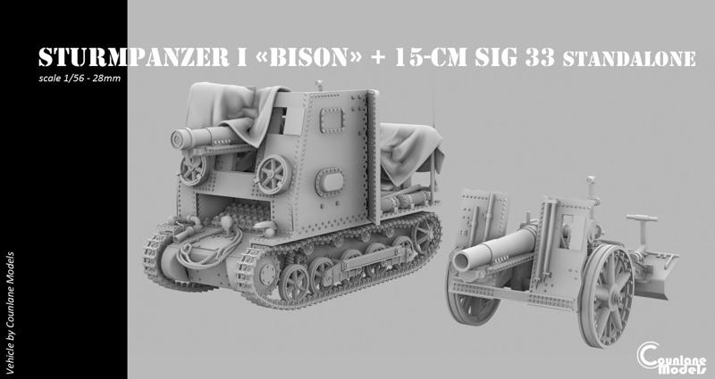 Sturmpanzer I "Bison" + sIG33 standalone