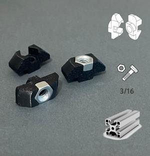 T-Nuts 3-16 4040 Aluminum Extrusion