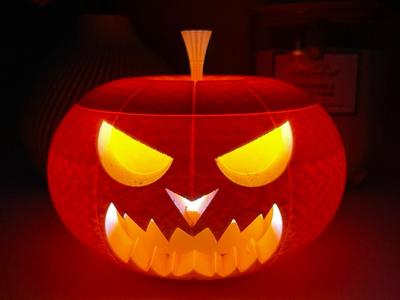 Lanterna caramelle Zucca Halloween Angry