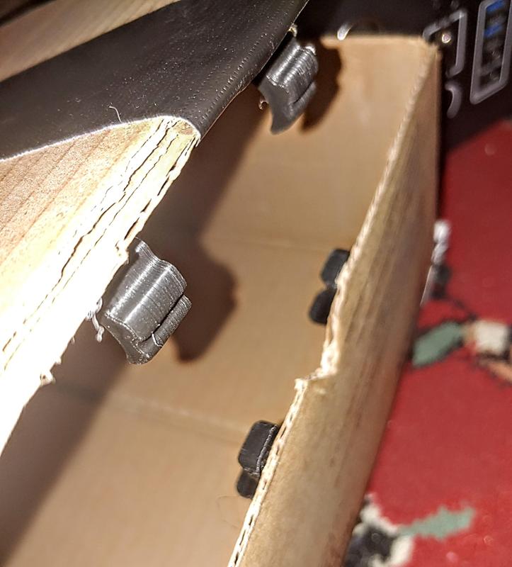 Cardboard Box Front Latches