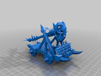 wild catapult - dnd - warmachine