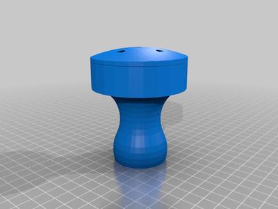 A lens grinding die for experimental 3D printed lenses