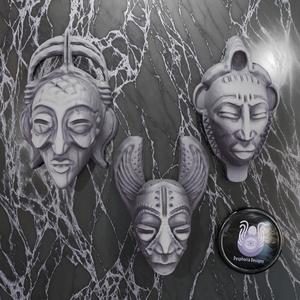 African Mask Magnets Collection!