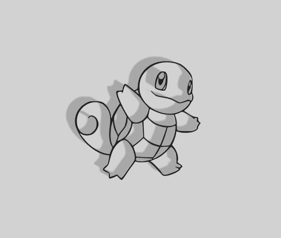 Squirtle Decoration - 2D Art