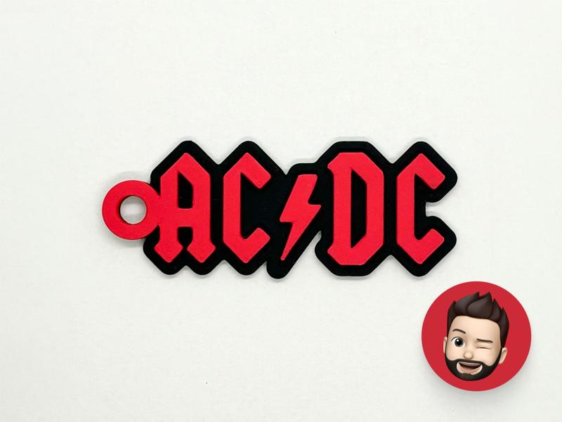 Bands AC/DC keychain