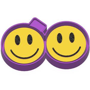 Smiley Face Vent Clip Freshie STL Mold Housing
