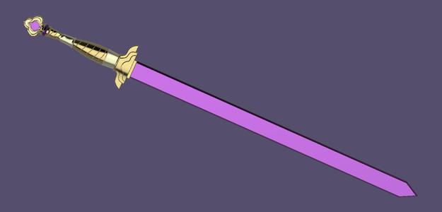 KPop Demon Hunters - Rumi sword 3D model