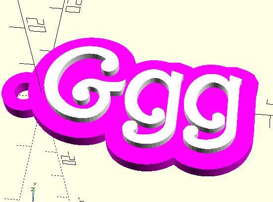 ttf-file with working lower case "g"