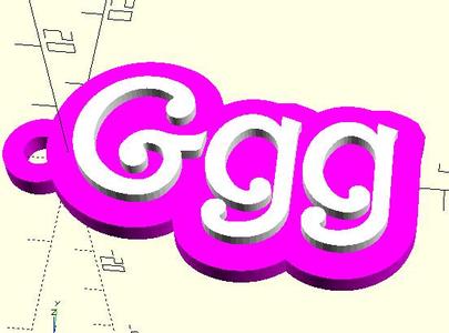 ttf-file with working lower case "g"