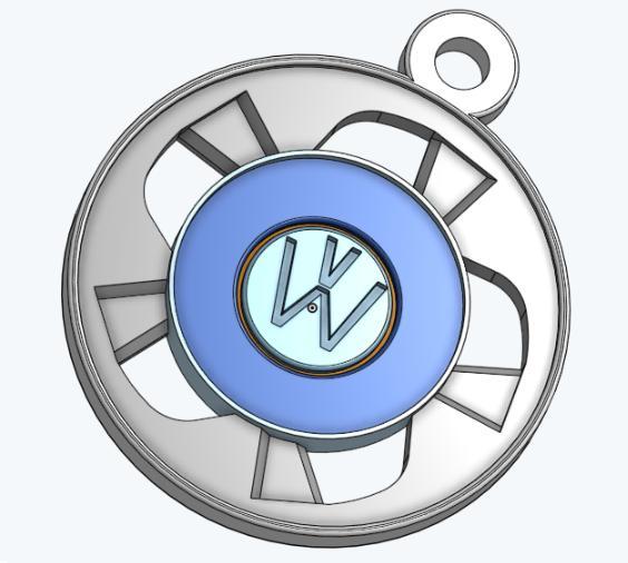 llavero rueda volkswagen