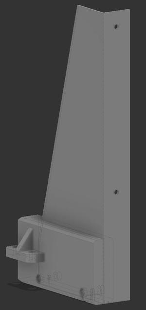 Enclosure Power Supply brace adapter