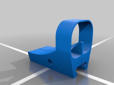 Reflex sight with front post